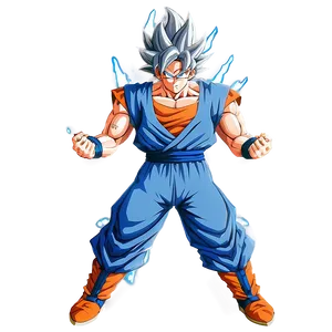 Dynamic Goku Ultra Instinct Png Oog PNG Image