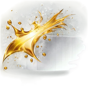 Dynamic Gold Splash Illustration Png Gyh PNG Image