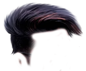 Dynamic_ Hair_ Movement_in_ Darkness PNG Image