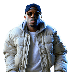 Dynamic Rapper on Stage PNG 06112024 PNG image with transparent background