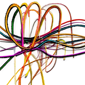 Dynamic Scribble Lines Png 3 PNG Image