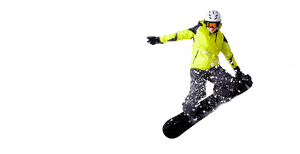 Dynamic Snowboarder Action Shot.png PNG image with transparent background