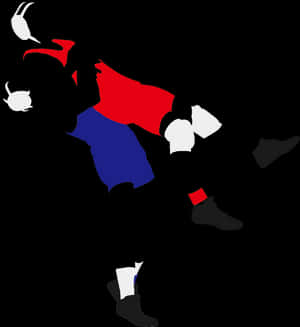 Transparent Wrestling Png - Wrestling Silhouette, Png Download PNG with transparent background
