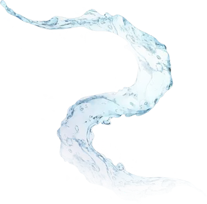 Dynamic Water Splash Artwork PNG Image