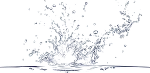 Dynamic Water Splash Black Background.jpg PNG Image