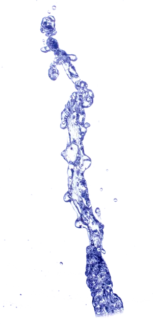 Dynamic Water Splash Bubbles PNG Image