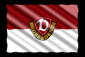 Dynamo Dresden Flag Waving PNG image with transparent background