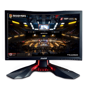 E-Sports Gaming Monitor PNG wyo PNG