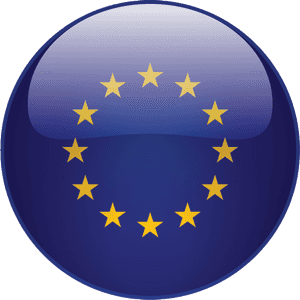 Round Europe Flag , Png Download - Eu Flag, Transparent Png PNG