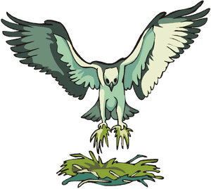 Free Hawk Clipart - Hawks Nest Clip Art, HD Png Download PNG