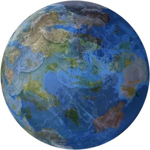 Earth From Space Global View PNG Image