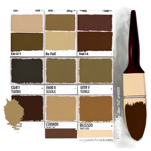 Earth Tone Paint Swatch Png 23 PNG Image