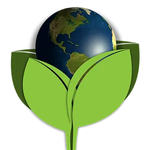 Earthin Green Leaf Sprout PNG Image