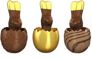Easter Bunny, Easter, Easter Eggs, Happy Easter - Chocolate, HD Png Download PNG with transparent background