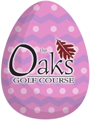 Easter Egg Golf Course Logo PNG Image