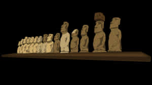 Easter Island Chocolate Moai PNG image with transparent background