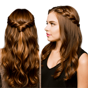 Easy Hairstyles Tutorial PNG 66 PNG with transparent background