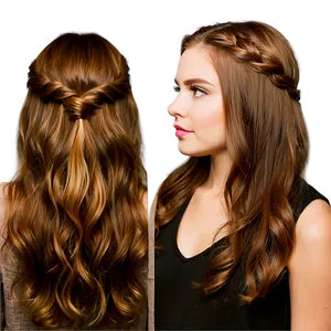 Easy Hairstyles Tutorial Png 66 PNG Image