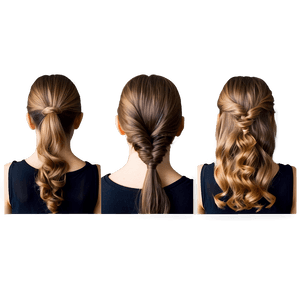 Easy Hairstyles Tutorial PNG uoa81 PNG with transparent background