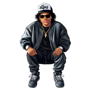 Eazy E Street Style Png 06252024 PNG Image