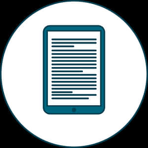 Ebook Icon Graphic PNG image with transparent background