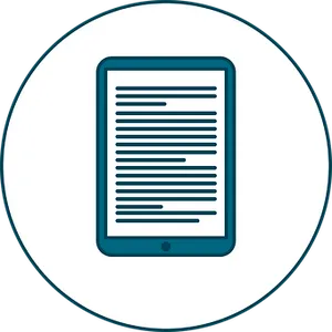 Ebook Icon Graphic PNG Image