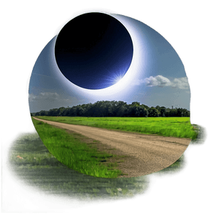 Eclipse Landscape PNG cum PNG