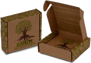 Eco Friendly Accessory Boxes PNG Image