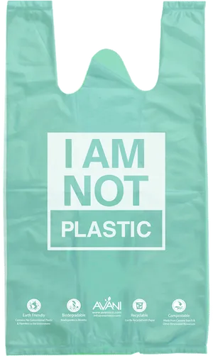 Eco Friendly Bag Not Plastic PNG Image