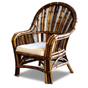 Eco-Friendly Bamboo Armchair PNG tsn23 PNG image with transparent background