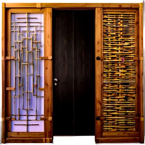 Eco-friendly Bamboo Door Png 60 PNG Image