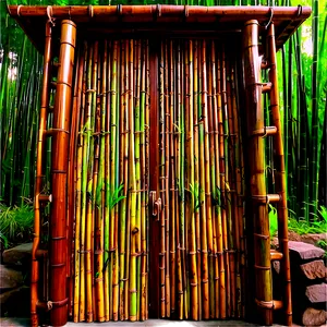 Eco-friendly Bamboo Door Png Scw79 PNG Image