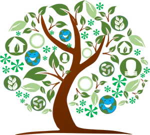 Eco Friendly Concept Tree PNG Image