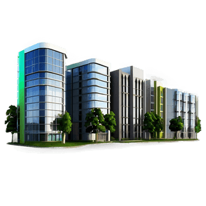 Eco-Friendly Green Building PNG 05242024 PNG image with transparent background