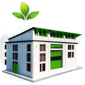 Eco-Friendly Green Building PNG fth PNG image with transparent background