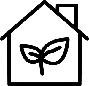 Eco Friendly House Icon PNG Image