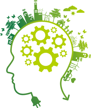 Graphic Natural Point Environment Sustainability Design - Ecology And Environment Poster, HD Png Download PNG image with transparent background