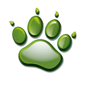 Eco-Friendly Paw Print PNG oco PNG image with transparent background