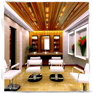 Eco-friendly Salon Interior Design Png Rtm42 PNG Image