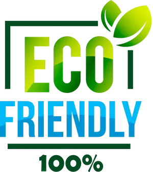 Eco Friendly100 Percent Seal PNG Image