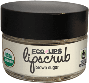 Eco Lips Brown Sugar Lip Scrub PNG with transparent background