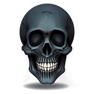 Edgy Black Skull Clipart Png Gig52 PNG Image