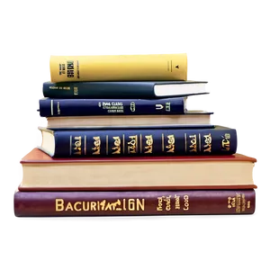 Educational Books Stack Png 06132024 PNG Image