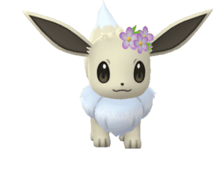 #eevee #flower #crown #pokemon #pokemongo #freetoedit - Flower Crown Eevee Transparent, HD Png Download PNG image with transparent background