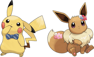 Eevee Pokemon , Png Download - Pokemon Eevee And Pikachu, Transparent Png PNG image with transparent background