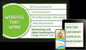 Effective Web Solutions Advertisement PNG image with transparent background