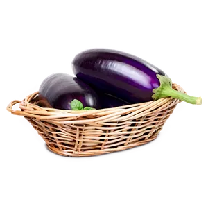 Eggplant In Basket Png 80 PNG Image