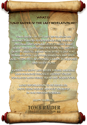 Egypt Tomb Raider The Last Revelation, HD Png Download PNG image with transparent background