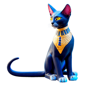 Egyptian Cat Goddess Bastet PNG 06242024 PNG