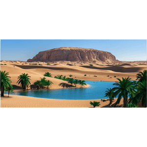 Egyptian Desert Oasis PNG ayi PNG
